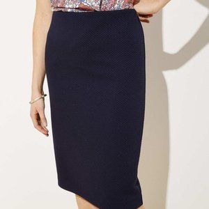 Loft Grey Pull-On Pencil Skirt